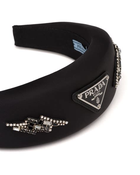 diadema prada negra|Prada Diadema Re.